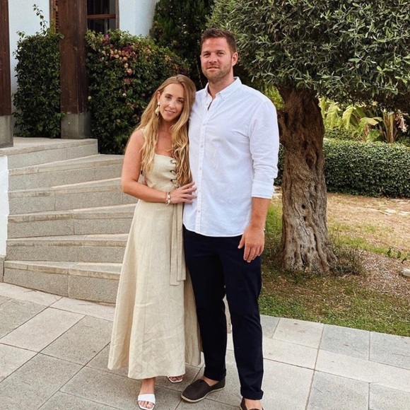 ✖️SOLD✖️Mara Hoffman Tan Midi Dress - Picture 3 of 11